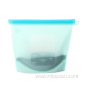 Food grade reusable silicone plastic bag